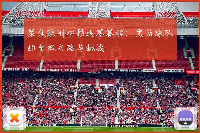 聚焦欧洲杯预选赛赛程：黑马球队的晋级之路与挑战