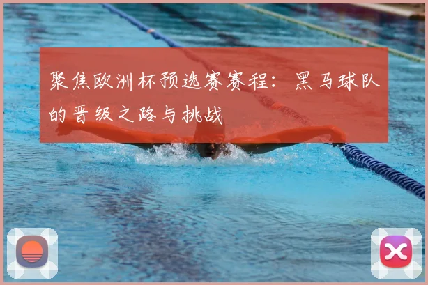 聚焦欧洲杯预选赛赛程：黑马球队的晋级之路与挑战